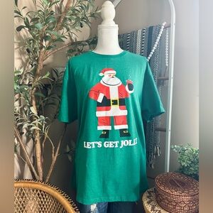 Well Worn Santa “Let’s Get Jolly” Christmas Graphic Tee XL